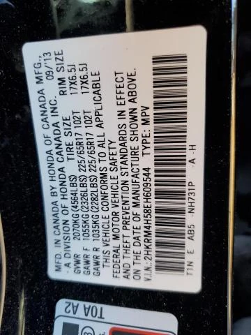 Photo 11 VIN: 2HKRM4H58EH609544 - HONDA CR-V EX 