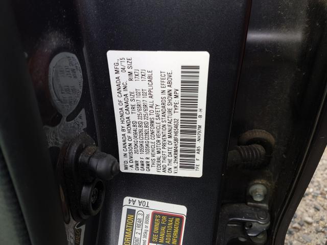 Photo 9 VIN: 2HKRM4H58FH654632 - HONDA CR-V EX 