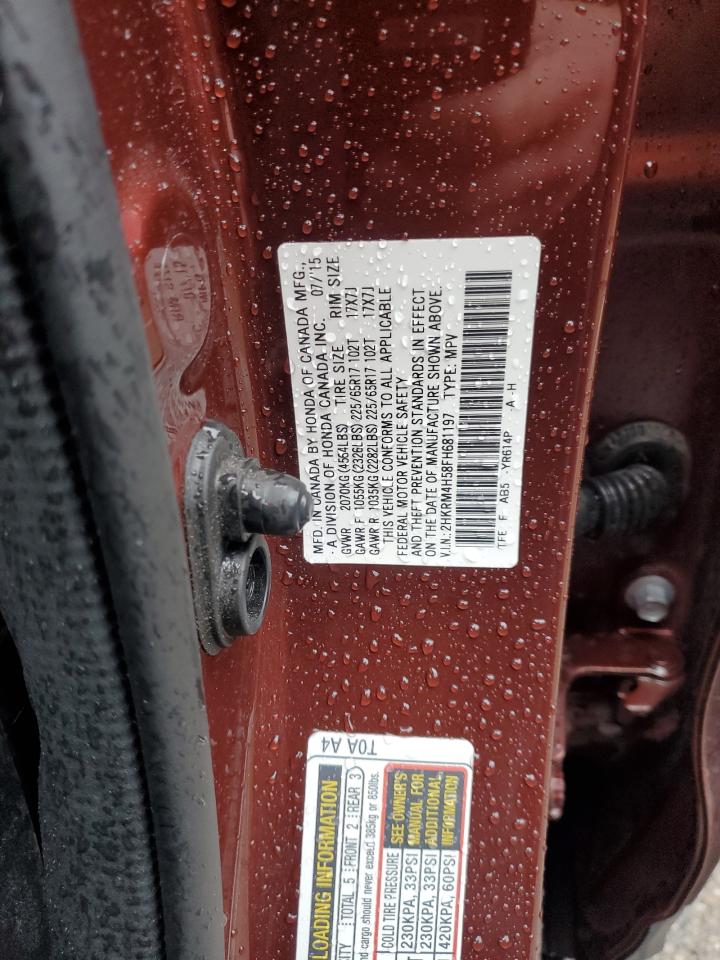 Photo 12 VIN: 2HKRM4H58FH681197 - HONDA CR-V 