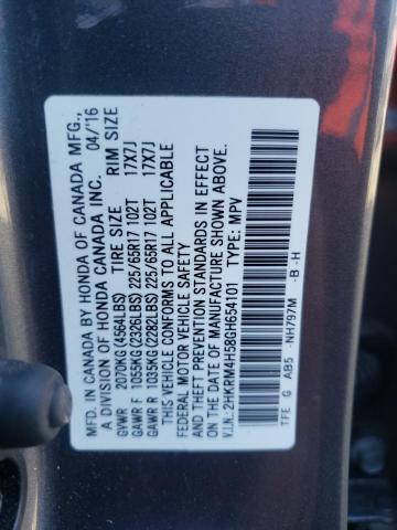 Photo 12 VIN: 2HKRM4H58GH654101 - HONDA CRV 