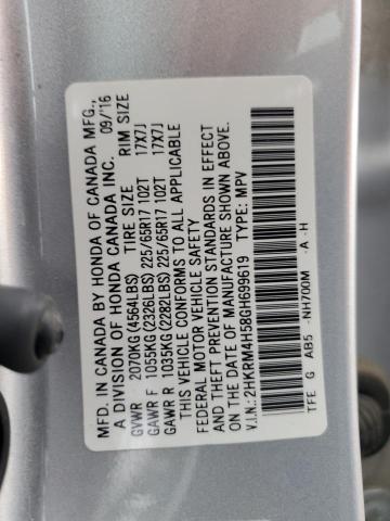 Photo 11 VIN: 2HKRM4H58GH699619 - HONDA CR-V EX 