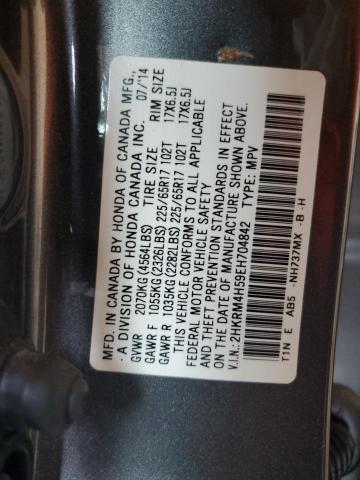 Photo 12 VIN: 2HKRM4H59EH704842 - HONDA CR-V EX 