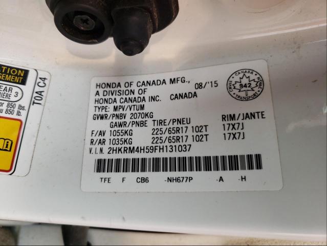 Photo 9 VIN: 2HKRM4H59FH131037 - HONDA CR-V EX 