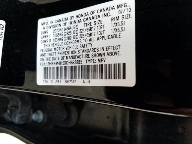 Photo 9 VIN: 2HKRM4H5XDH683885 - HONDA CR-V EX 