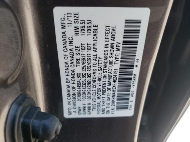 Photo 9 VIN: 2HKRM4H5XEH624191 - HONDA CR-V EX 