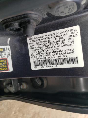 Photo 9 VIN: 2HKRM4H5XFH692945 - HONDA CR-V EX 