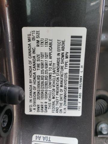 Photo 12 VIN: 2HKRM4H5XFH701076 - HONDA CRV 