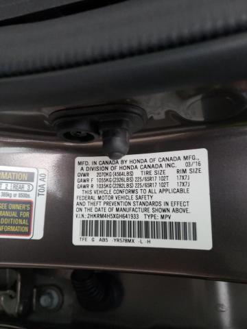 Photo 9 VIN: 2HKRM4H5XGH641933 - HONDA CR-V EX 