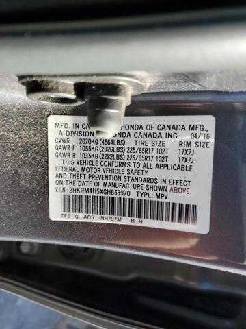 Photo 12 VIN: 2HKRM4H5XGH653970 - HONDA CR-V EX 