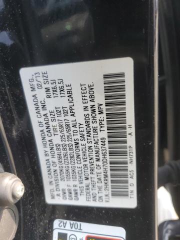 Photo 12 VIN: 2HKRM4H70DH637449 - HONDA CRV 