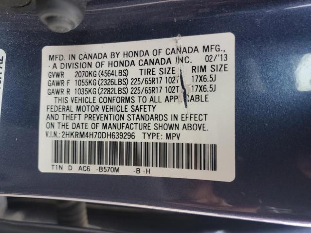 Photo 12 VIN: 2HKRM4H70DH639296 - HONDA CR-V EXL 