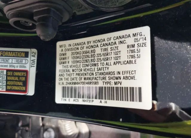 Photo 8 VIN: 2HKRM4H70EH685583 - HONDA CR-V 