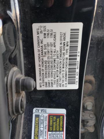 Photo 12 VIN: 2HKRM4H71CH634168 - HONDA CR-V EXL 