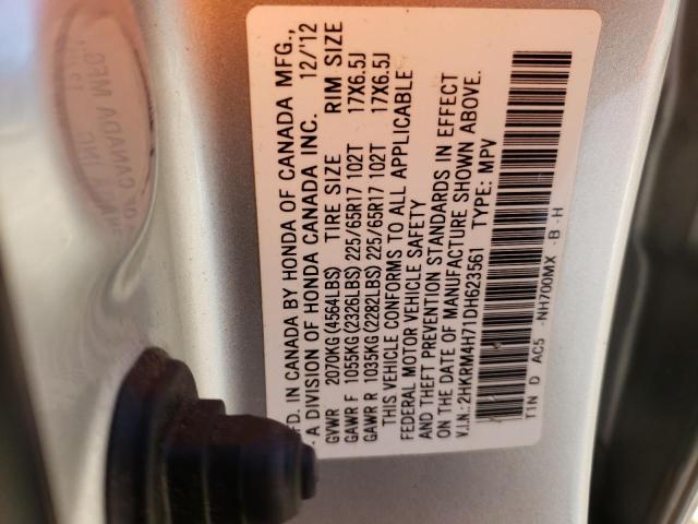 Photo 9 VIN: 2HKRM4H71DH623561 - HONDA CR-V EXL 