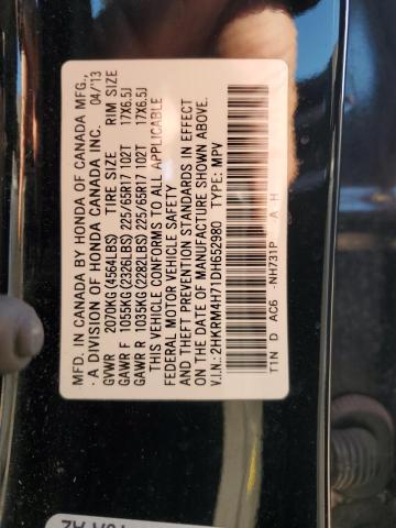 Photo 12 VIN: 2HKRM4H71DH652980 - HONDA CR-V EXL 