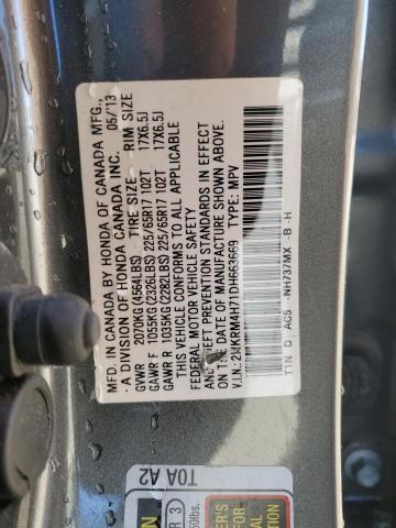 Photo 12 VIN: 2HKRM4H71DH663669 - HONDA CRV 