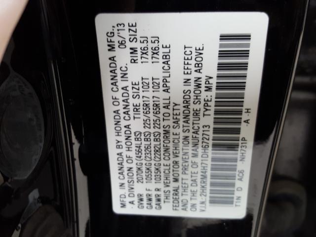 Photo 9 VIN: 2HKRM4H71DH672713 - HONDA CR-V EXL 