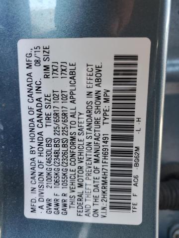 Photo 12 VIN: 2HKRM4H71FH691491 - HONDA CR-V EXL 