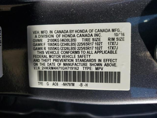 Photo 13 VIN: 2HKRM4H71GH719162 - HONDA CR-V EXL 