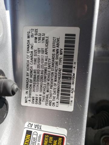 Photo 11 VIN: 2HKRM4H72CH632042 - HONDA CR-V EXL 