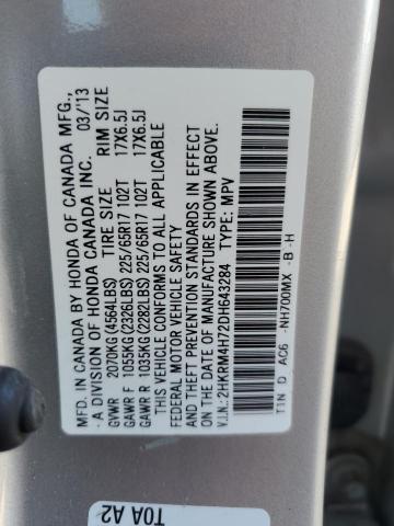 Photo 12 VIN: 2HKRM4H72DH643284 - HONDA CRV 