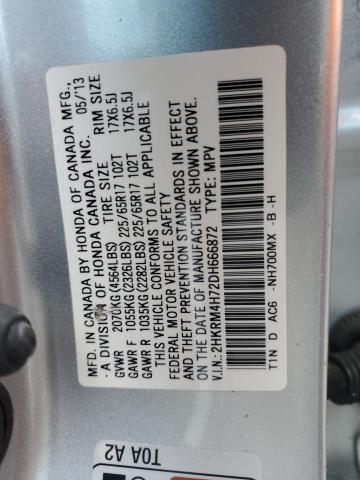 Photo 12 VIN: 2HKRM4H72DH666872 - HONDA CRV 