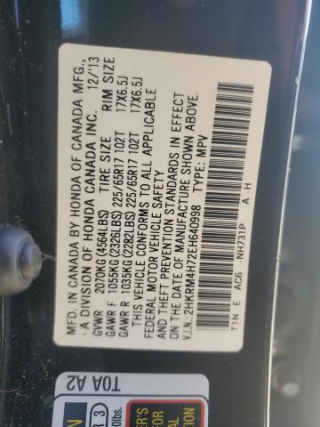 Photo 12 VIN: 2HKRM4H72EH640998 - HONDA CR-V EXL 