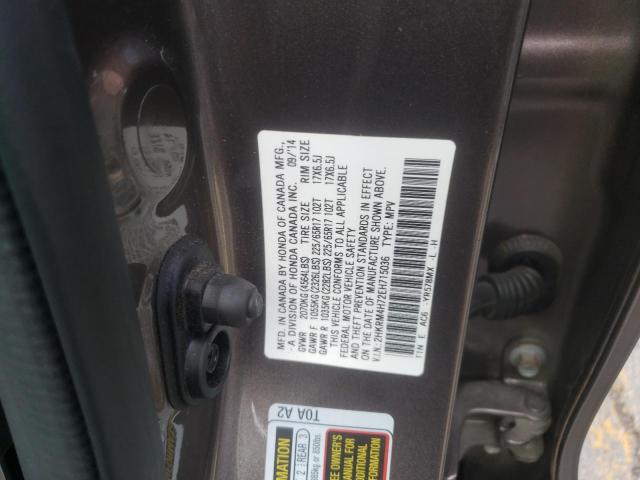 Photo 12 VIN: 2HKRM4H72EH715036 - HONDA CR-V EXL 