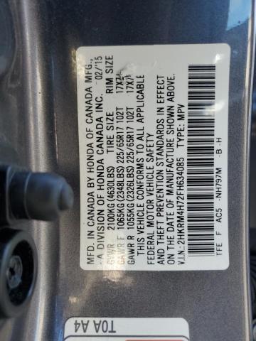 Photo 12 VIN: 2HKRM4H72FH634085 - HONDA CR-V EXL 