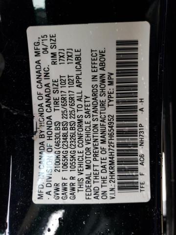 Photo 12 VIN: 2HKRM4H72FH654952 - HONDA CRV 