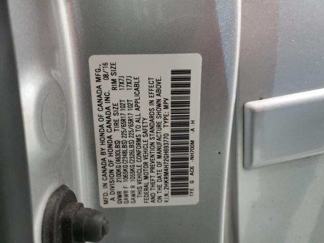 Photo 9 VIN: 2HKRM4H72GH693770 - HONDA CR-V EXL 