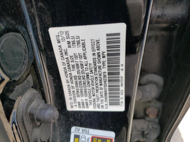 Photo 11 VIN: 2HKRM4H73DH623819 - HONDA CR-V EXL 