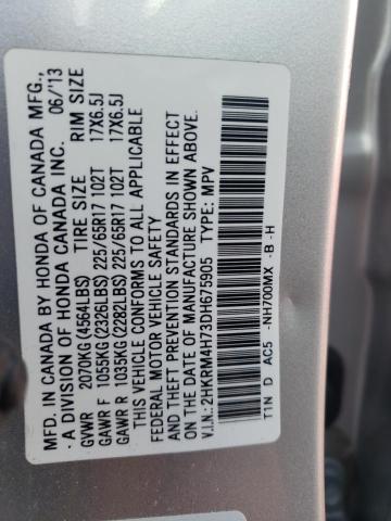 Photo 12 VIN: 2HKRM4H73DH675905 - HONDA CR-V EXL 