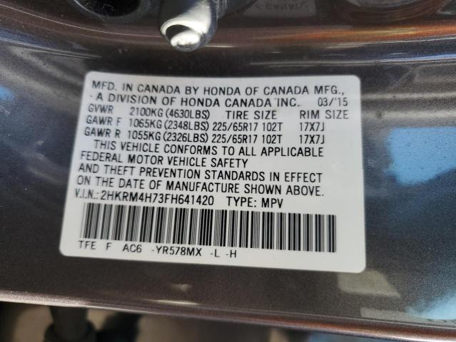 Photo 12 VIN: 2HKRM4H73FH641420 - HONDA CR-V EXL 