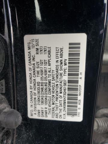 Photo 11 VIN: 2HKRM4H73GH615837 - HONDA CR-V EXL 