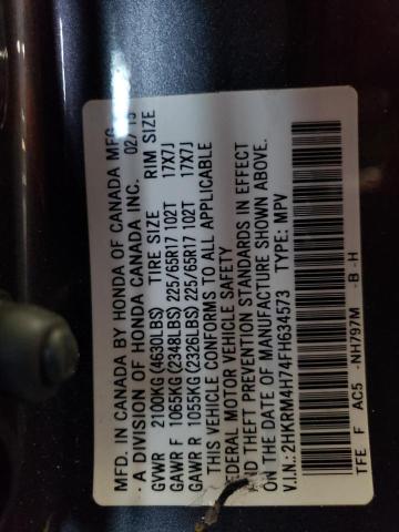 Photo 11 VIN: 2HKRM4H74FH634573 - HONDA CRV 