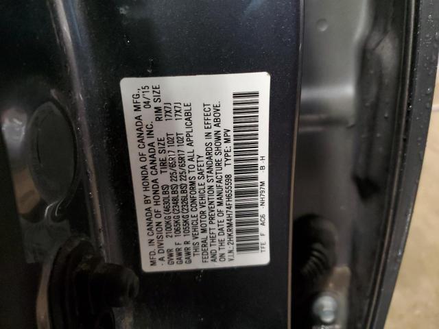 Photo 13 VIN: 2HKRM4H74FH655598 - HONDA CR-V EXL 