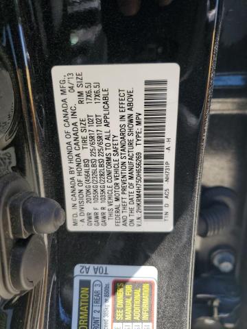 Photo 13 VIN: 2HKRM4H75DH656269 - HONDA CRV 