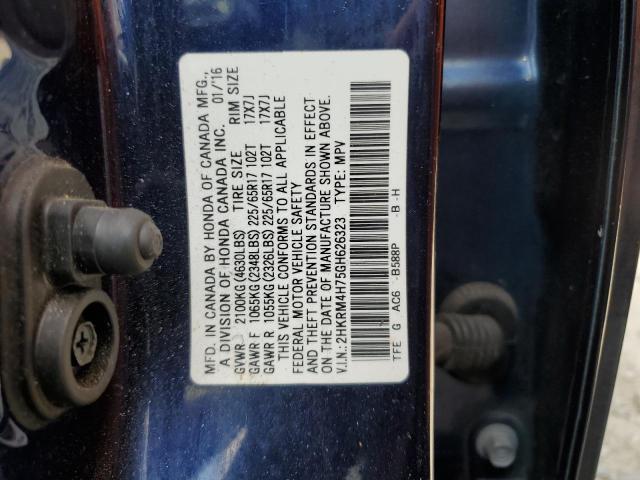 Photo 12 VIN: 2HKRM4H75GH626323 - HONDA CRV 