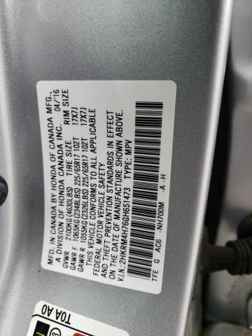 Photo 11 VIN: 2HKRM4H76GH651473 - HONDA CR-V EXL 