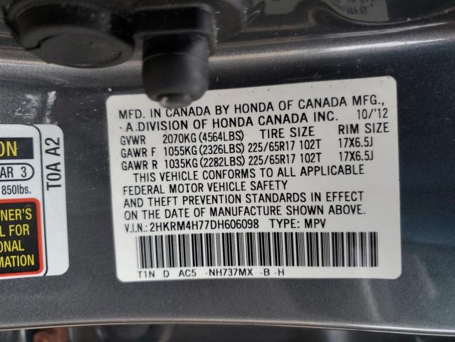 Photo 12 VIN: 2HKRM4H77DH606098 - HONDA CRV 