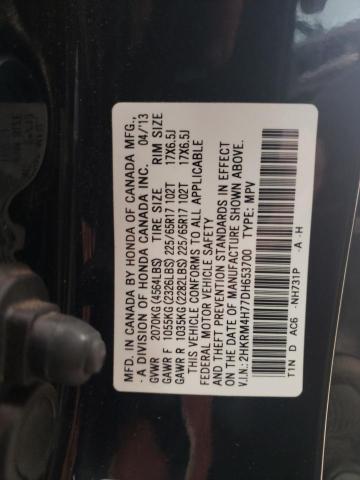 Photo 12 VIN: 2HKRM4H77DH653700 - HONDA CR-V EXL 