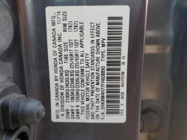 Photo 13 VIN: 2HKRM4H77FH608890 - HONDA CR-V EXL 