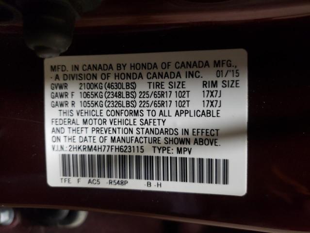 Photo 13 VIN: 2HKRM4H77FH623115 - HONDA CRV 