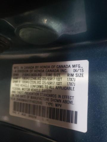 Photo 9 VIN: 2HKRM4H77FH652646 - HONDA CR-V EXL 