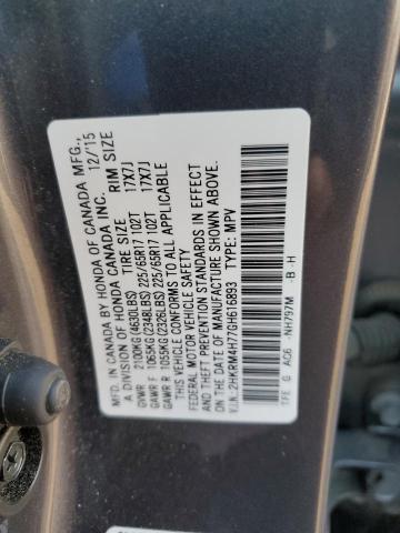 Photo 11 VIN: 2HKRM4H77GH616893 - HONDA CRV 