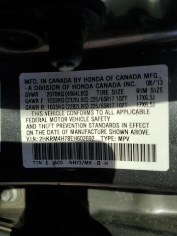 Photo 13 VIN: 2HKRM4H78EH602692 - HONDA CR-V EXL 