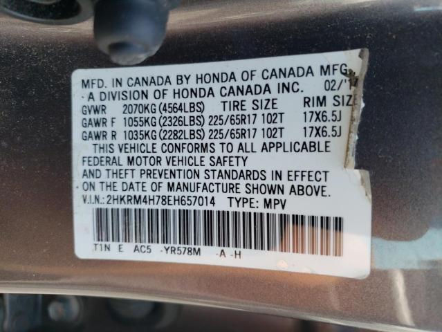 Photo 12 VIN: 2HKRM4H78EH657014 - HONDA CRV 