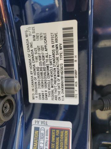 Photo 11 VIN: 2HKRM4H78FH623673 - HONDA CR-V EXL 