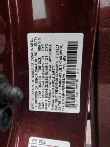 Photo 12 VIN: 2HKRM4H78FH654289 - HONDA CR-V EXL 